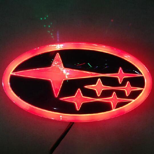 Car Logo Badge LED Light For The Front or Back Fifth Gear Parts